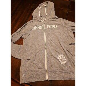 We People By Pavilion Sweatshirt Full Zip Caming People XL Unisex Hoodie Gray